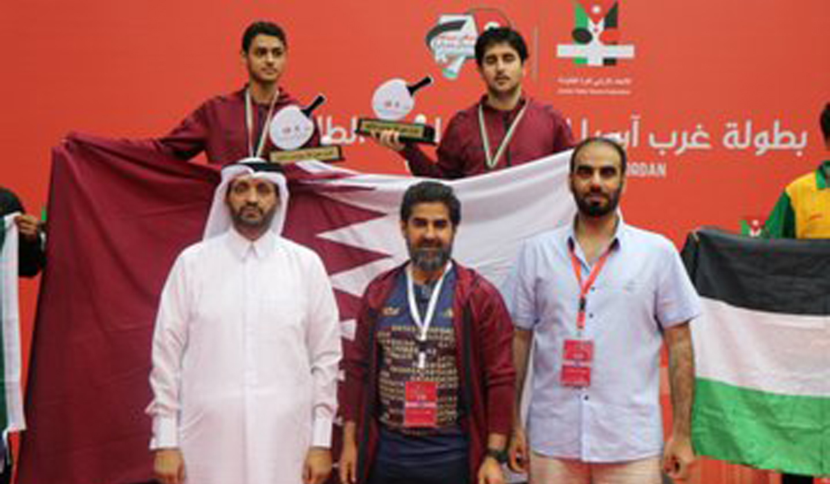 Qatari Players Shine in West Asian Table Tennis Championship with 3 Qualifying for Asian Cup Finals
